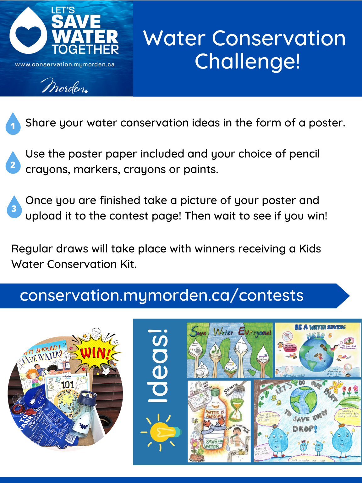 Water Conservation Activity Kits Water Conservation City Of Morden